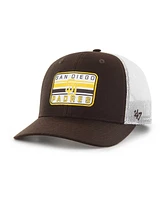 Men's '47 Brand Brown San Diego Padres Drifter Trucker Adjustable Hat
