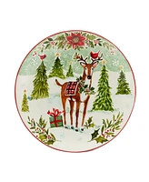 Certified International Joy of Christmas 9" Dessert Plates Set of 4