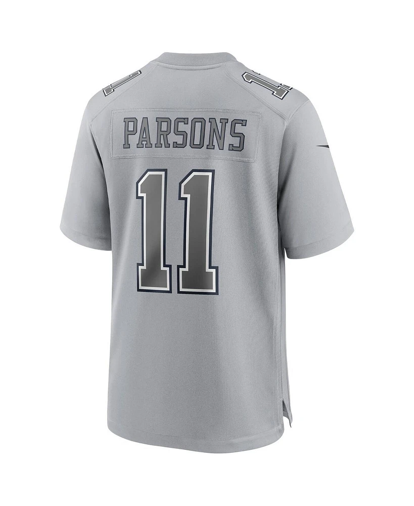 Men's Nike Micah Parsons Gray Dallas Cowboys Atmosphere Fashion Game Jersey
