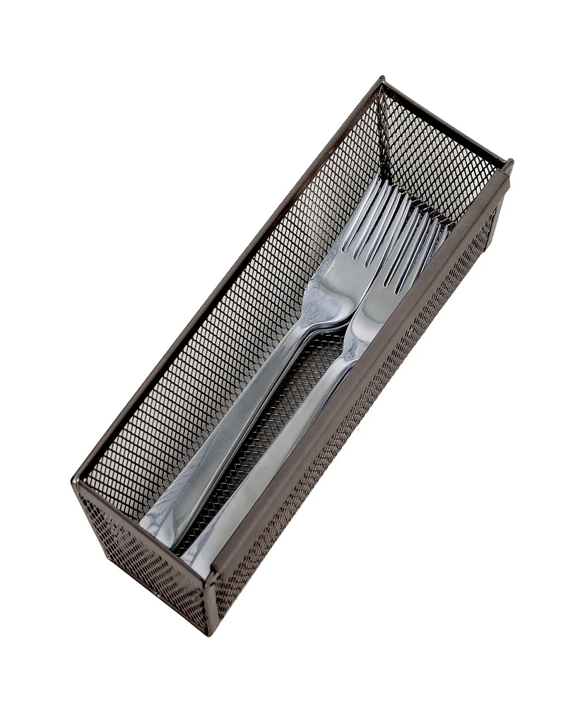 Smart Design Set of 6 Drawer Organizer, 9" x 3"