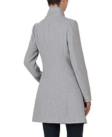 Kimi + Kai Women's Nora Stand Collar Boucle Wool Coat
