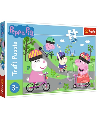 Trefl Maxi 24 Piece Puzzle - Peppa Pig's Active Day