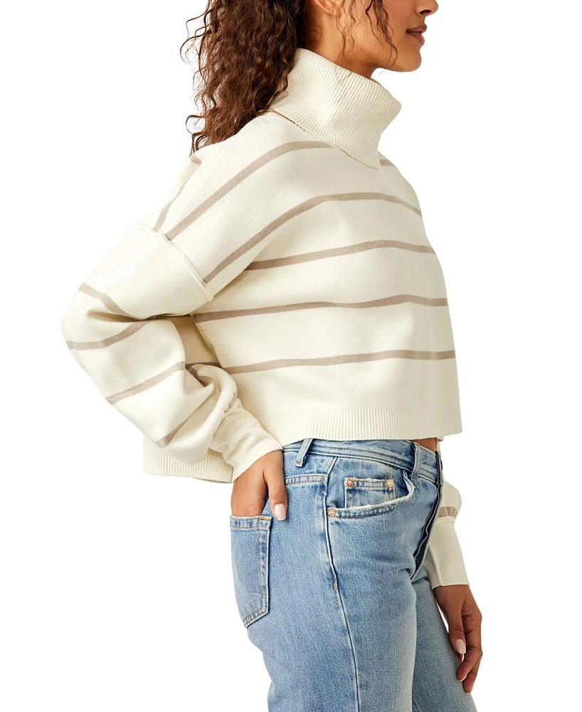 Free People Women's Paulie Turtleneck Long-Sleeve Sweater