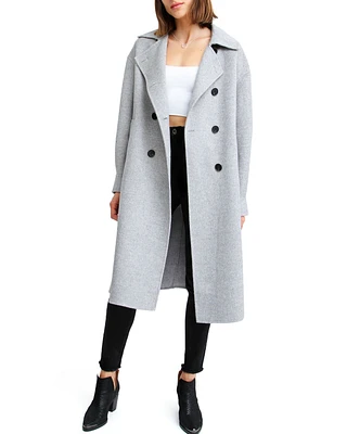Belle & Bloom Women's Dream Lover Loose Fit Wool Blend Coat