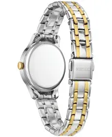 Citizen Eco-Drive Women's Classic Two-Tone Stainless Steel Bracelet Watch 31mm