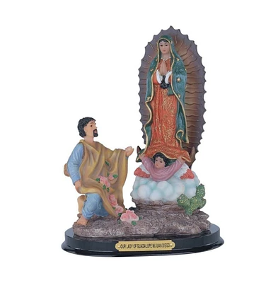 Fc Design 9"H Our Lady of Guadalupe with Saint Juan Diego Holy Figurine Religious Decoration Home Decor Perfect Gift for House Warming, Holidays and B
