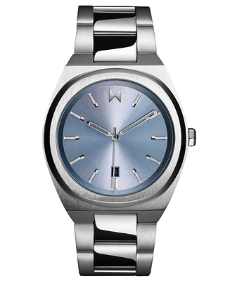 Mvmt Men's Odyssey Ii Silver-Tone Stainless Steel Bracelet Watch 42mm