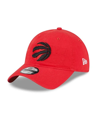 Men's New Era Red Toronto Raptors 2023 Nba Draft 9TWENTY Adjustable Hat