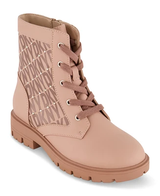 Dkny Toddler Girls Stassi Miley Casual Lace Up Combat Boots