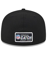 Men's New Era Black New York Giants 2023 Nfl Crucial Catch 59FIFTY Fitted Hat