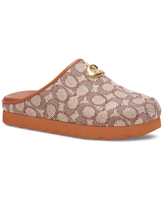 Coach Women's Hadley Slip On Clog Flats