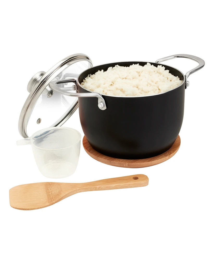 Infuse Asian Aluminium 5 Piece Rice Cooker Set