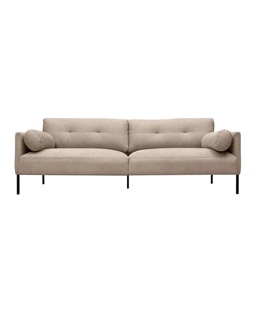 Armen Living Michalina 84" Polyester, Nylon with Metal Legs Sofa