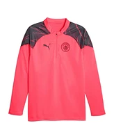 Men's Puma Red Manchester City 2023/24 Quarter-Zip Training Top