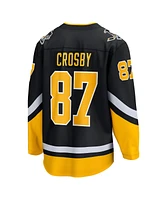Men's Fanatics Sidney Crosby Black Pittsburgh Penguins 2021/22 Alternate Premier Breakaway Player Jersey