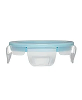Anchor Hocking Glass 1 Cup Round Food Storage with Truelock Locking Lid Value Pack, 4-Piece Set