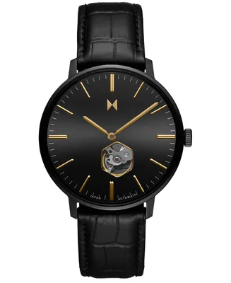 Mvmt Men's Legacy Slim Automatic Leather Watch 42mm