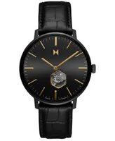 Mvmt Men's Legacy Slim Automatic Leather Watch 42mm