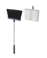 Joseph Joseph Cleanstore Wall-Mounted Broom with Dust-Shield Storage