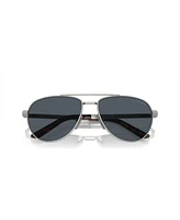 Prada Iconic Plaque Pilot Men's Sunglasses