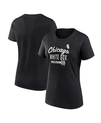 Women's Fanatics Black Chicago White Sox Logo T-shirt