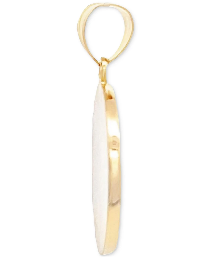 Saint Christopher Medal Pendant in 14k Yellow Gold