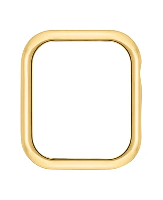 Anne Klein Women's Polished Gold-Tone Alloy Metal Protective Case designed for Apple Watch 40mm