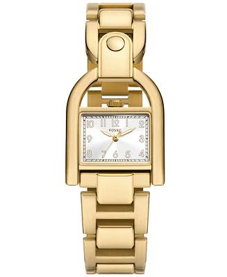 Fossil Women's Harwell Three-Hand Gold-Tone Stainless Steel Watch 28mm