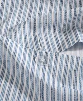 Eddie Bauer Ticking Stripe Cotton Percale 2 Piece Duvet Cover Set, Twin