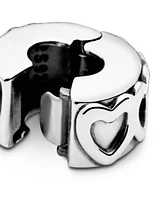 Pandora Sterling Silver Band of Hearts Clip Charm