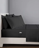 Closeout! Kenneth Cole New York Solution Solid Microfiber -Pc. Sheet Set