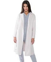 Jennie Liu Women's Cashmere Wool Double Face Overcoat with Belt