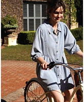 Belle & Bloom Supercut Denim Dress