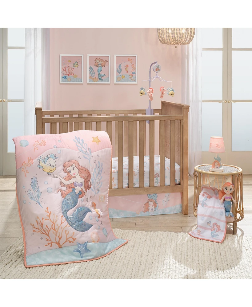 Bedtime Originals Disney Baby The Little Mermaid 3-Piece Baby Crib Bedding Set