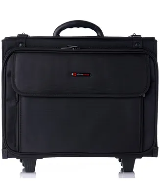 Alpine Swiss Rolling Briefcase Wheel Catalog Hard Case Laptop Bag Lawyer Attache