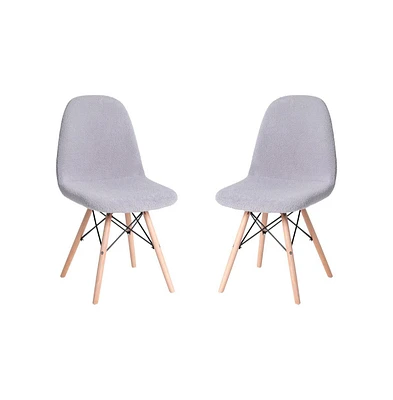 Set Of 2 Lyon Accent Chairs, Modern Chair For Bedroom, Entryway, And Living Room