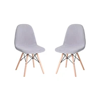 Set Of 2 Lyon Accent Chairs, Modern Chair For Bedroom, Entryway, And Living Room