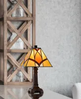 13.5" Height Metal and Resin Accent Lamp