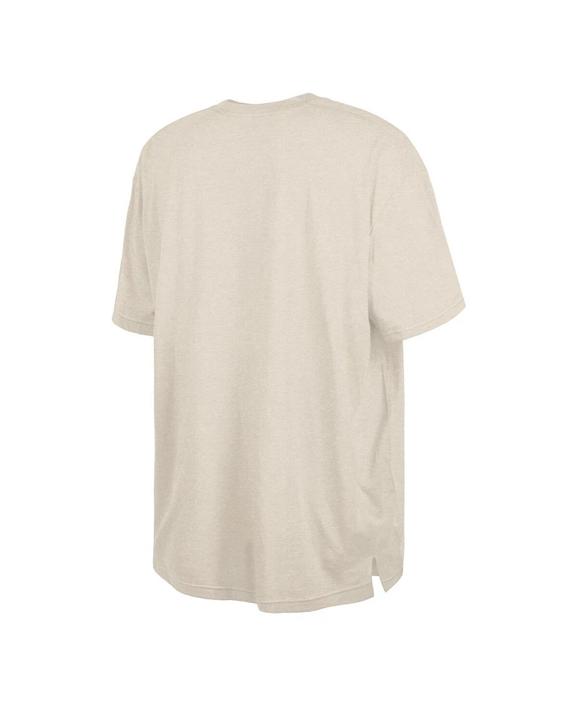 Men's New Era Cream Buffalo Bills Third Down Big and Tall Historic T-shirt