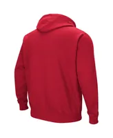 Men's Colosseum Scarlet Rutgers Knights Sunrise Pullover Hoodie