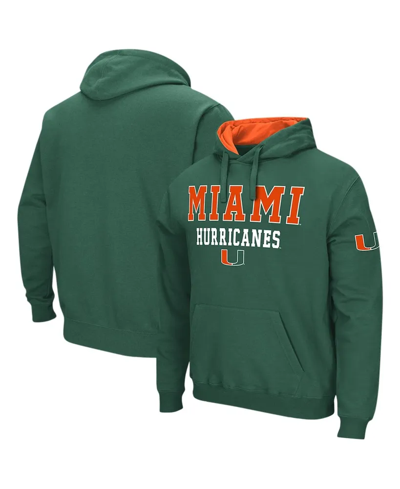 Men's Colosseum Miami Hurricanes Sunrise Pullover Hoodie