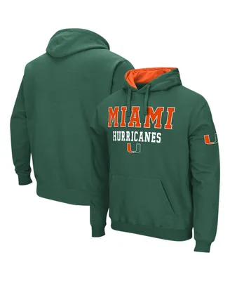 Men's Colosseum Miami Hurricanes Sunrise Pullover Hoodie