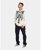 Xxiii Mens Isaac Knit Skeleton Sweater