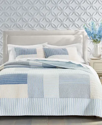 Charter Club Seaside Patchwork 3-Pc. Quilt Set, King, Exclusively at Macy's