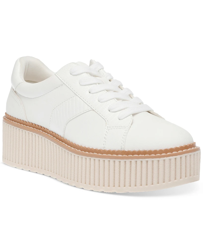 Dv Dolce Vita Women's Bubbles Platform Lace-Up Sneakers