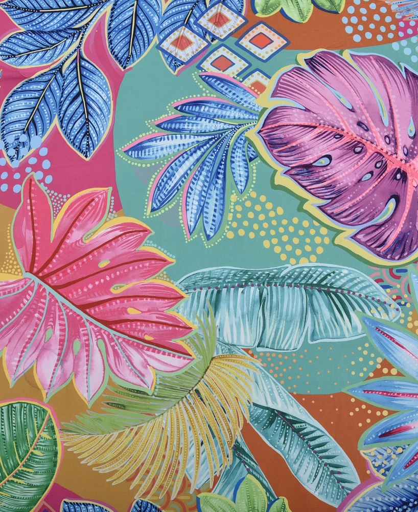 J by J Queen Hanalei Tropical 3-Pc Comforter Set
