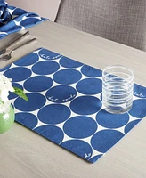kate spade new york Joy Dot Reversible Placemats 4 Pack Set, 13" x 19"