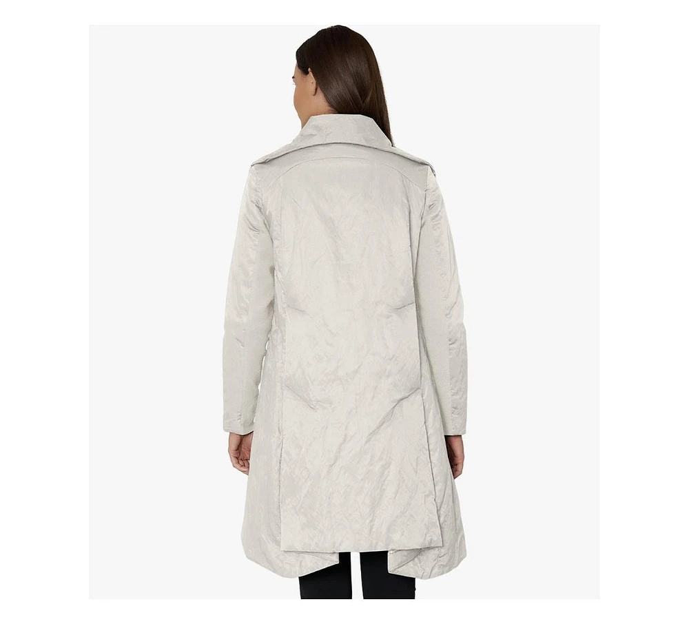 Stella Carakasi Women's Full-Zip-Front Water-Repellent Definitive Coat