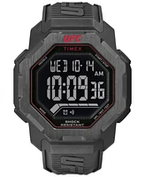Timex Ufc Men's Knockout Digital Black Polyurethane Watch, 48mm