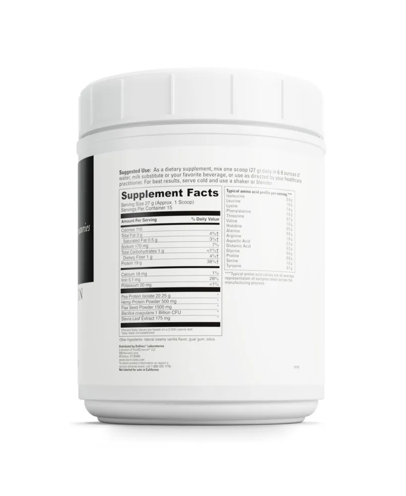 DaVinci Labs Protein - Protein Powder Supplement for Weight Support, Muscle and Tissue Repair - With Pea, Flax Seed